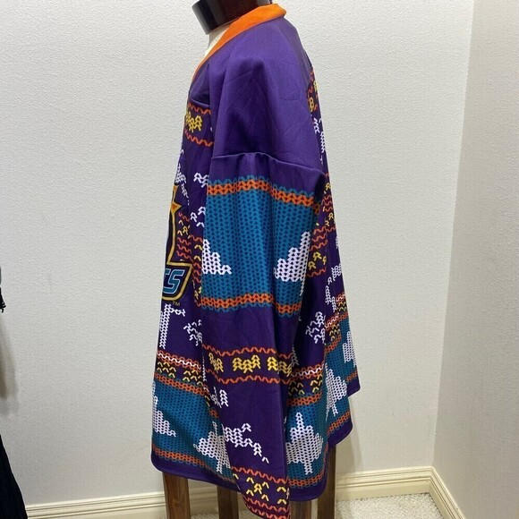 Sean Bonar - 2014-15 Orlando Solar Bears - Christmas Jersey - Back-Up Only XXL - Picture 5 of 12